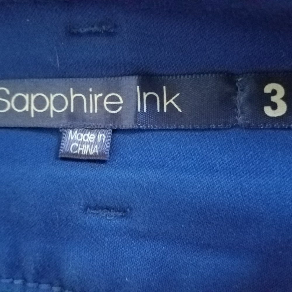 Sapphire Ink Skinny Pants, Size 3 - Picture 6 of 6
